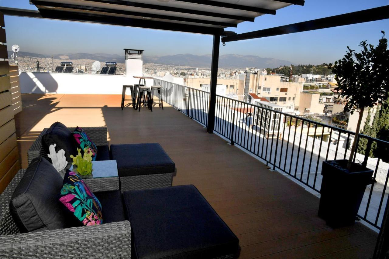 Apartament Luxurious Loft With Breathtaking Acropolis View Ateny Zewnętrze zdjęcie
